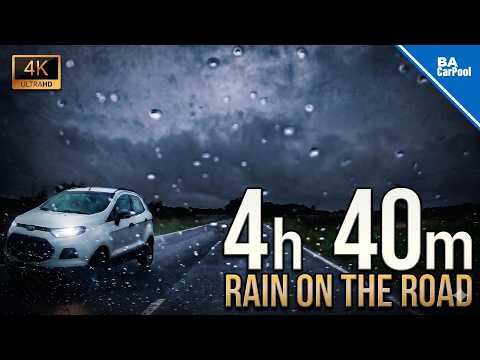 Buenos Aires a Pinamar (4H 40M) | Ruta Alternativa Bajo Lluvia Intensa (Music Drive)