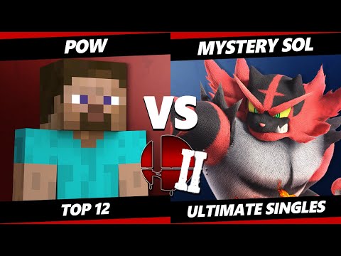 Back in Blood 2 Top 12 - Pow (Steve) Vs. Mystery Sol (Incineroar) SSBU Ultimate Tournament