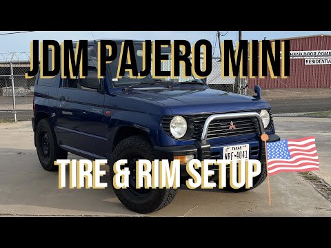 Tires and Rims On My 1995 Mitsubishi Pajero Mini