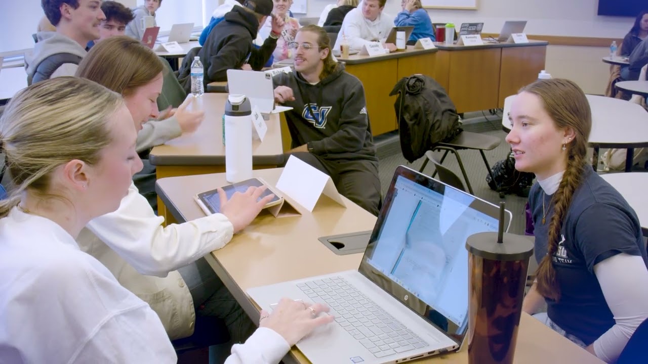 aerial drone shots of gvsu campus
