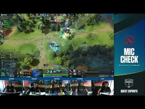 MIC CHECK GG call Quest Eliminated PSG.LGD from Bali Major