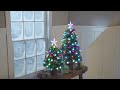 Fiber Optic Color Changing Tabletop Christmas Tree
