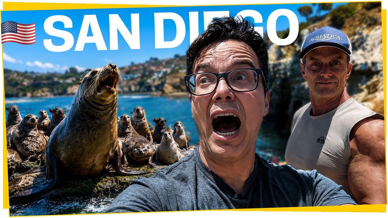 LEVEI MEU IRMÃO PARA VER FOCAS PELA PRIMEIRA VEZ - SAN DIEGO