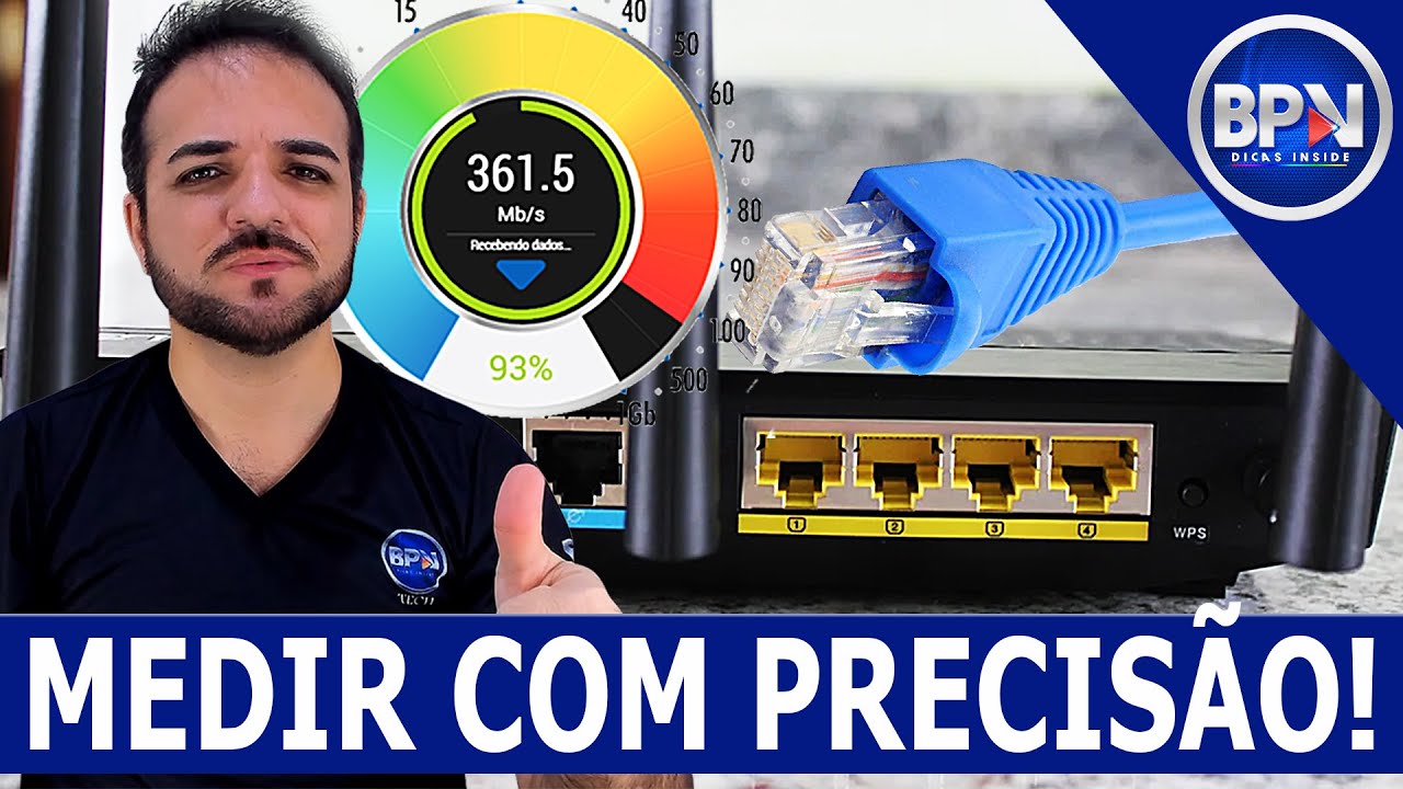Como Medir o PING e VELOCIDADE da sua Internet COM PRECISÃO!