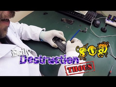 Daily Destruction Thous 309 - Aprendiendo a reparar un iPhone con PlaySat!