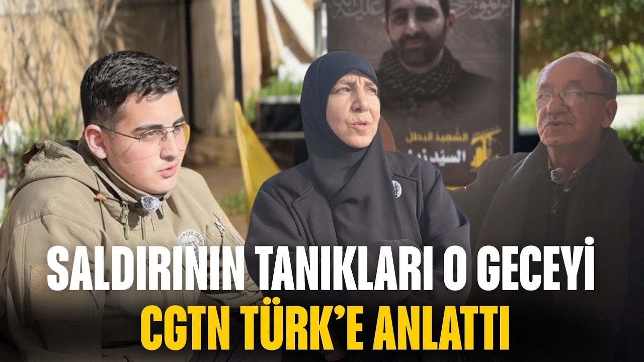 İsrail’den Nebi Şit’te katliam! Saldırının tanıkları o geceyi CGTN Türk’e anlattı