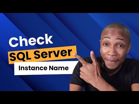 How to check SQL Server Instance Name