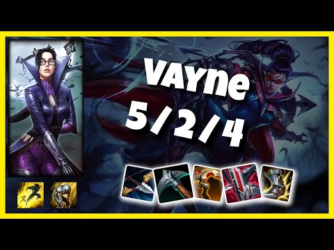 Vayne Gameplay Challenger Replay S11 - 11.2 Bot Lane (5/2/4) - TURKISH