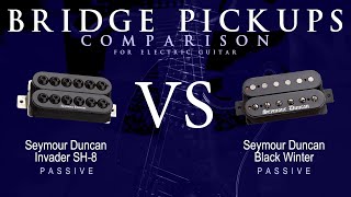 Video thumbnail for Seymour Duncan INVADER SH-8 vs BLACK WINTER - Passive Bridge Guitar Pickup Comparison Tone Demo by Mike Stamper