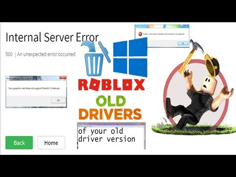 Fix Graphics Drivers Seem To Be Too Old For Roblox - 