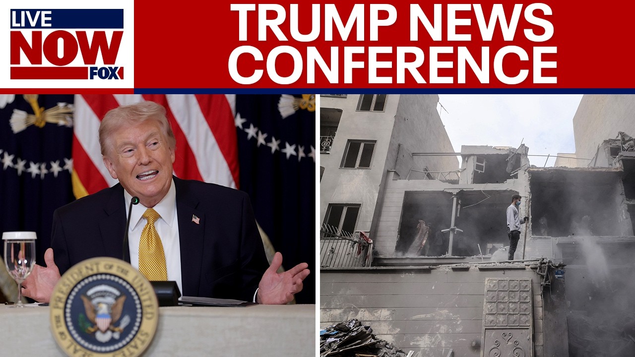 President Trump holds news conference amid Iran conflict