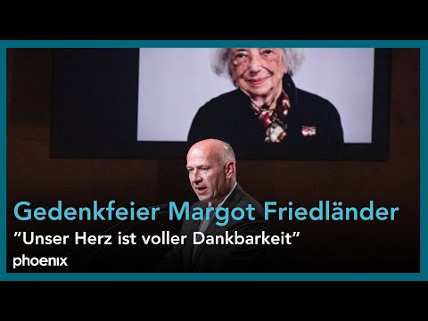 Rede Kai Wegner (Bürgermeister Berlin, CDU) bei der Gedenkfeier für Margot Friedländer