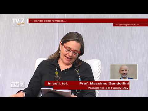 Tv7 con Voi sera del 26/3/2019 - Il senso della famiglia (4 di 7)