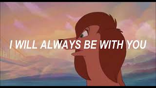 I will always be with you (All dogs go to heaven 2) Lyrics