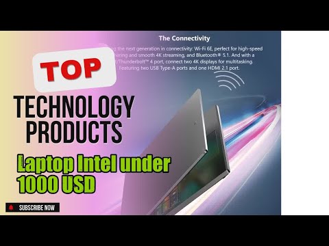 Top 10 Technology products about Laptop Intel under 1000 USD Most Purchased of 2024