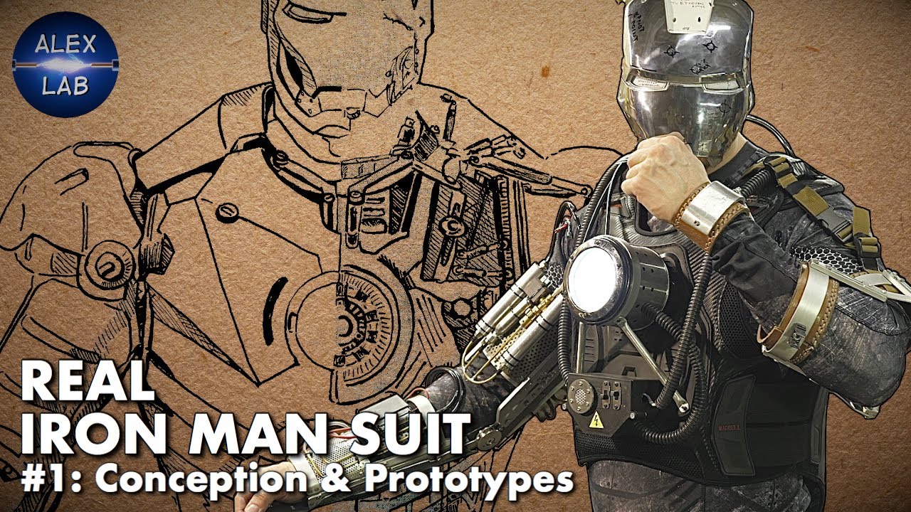 Building real Iron Man suit (Part#1: Conception \u0026 Protoypes. Reactor, Repulsor, Armor, Exosuit)