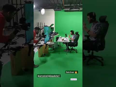 @CarryMinati Shooting behind the scenes | BTS Unseen @CarryisLive in Singapore YouTube Fanfest
