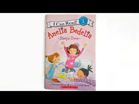 Amelia Bedelia Sleeps Over - by Herman Parish - Story Book Read Aloud by Kids - Story Reading 19