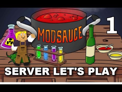 MINECRAFT " MODSAUCE" SERVER PLAY| S1E1 : "DAY ONE OF SERVER"