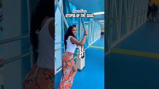 Boarding the new Utopia of the Seas #cruise #royalcaribbean #utopiaoftheseas #vacation #shorts