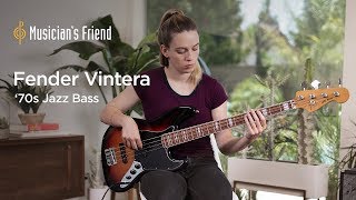 Video thumbnail for Fender Vintera ‘70s Jazz Bass Demo – All Playing, No Talking by Musician's Friend