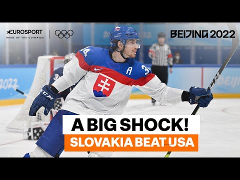 Slovakia beat USA in penalty shootout to reach ice hockey semi-finals | 2022 Winter Olympics