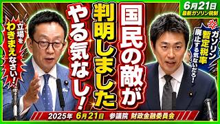 【ガソリン暫定税率廃止法案】自民党の反対理由が酷い‼言いがかりや時間稼ぎで廃案に追い込んだ問題の参議院質疑を見よ!!【国会中継切り抜き】#ガソリン減税 #ガソリン暫定税率廃止法案 #国会中継