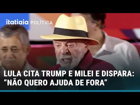 LULA MANDA RECADO A TRUMP E MILEI DURANTE CONVENÇÃO DO PT: 