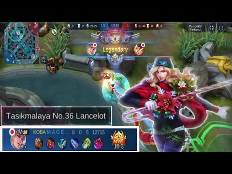 Lancelot Christmas Carnival !! Aggressive Play - Mobile Legends Bang - Bang.