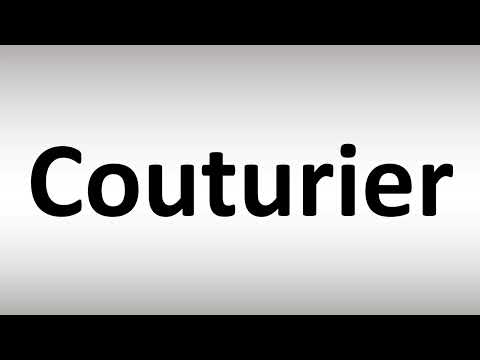 How to Pronounce Couturier