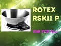 Rotex RSK11-P - відео