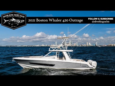 2021 Boston Whaler 420 Outrage Smoke Show Video