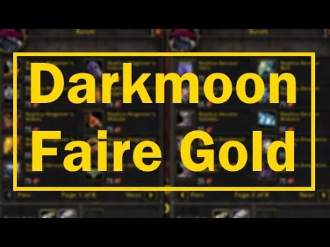 I Made Millions of Gold from Darkmoon Faire Replica Transmogs