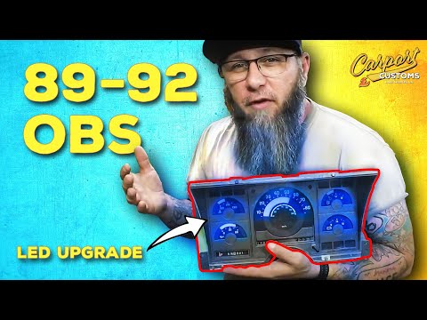 How to LED Upgrade 89-92 OBS Chevy Cluster