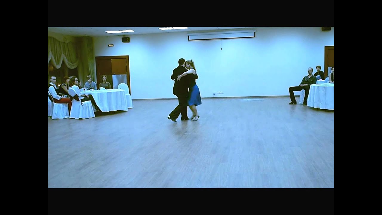 Alexey Roschektaev & Irina Nekrasova milonga at Sky-bar 07.04.2012