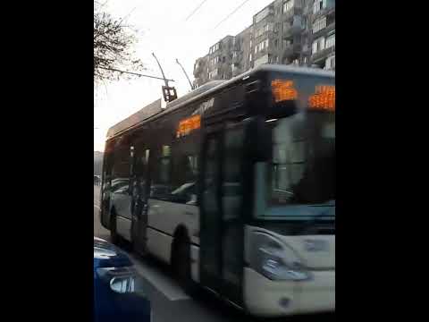 Trolebuzul Astra Iribus #5311 pe linia 66