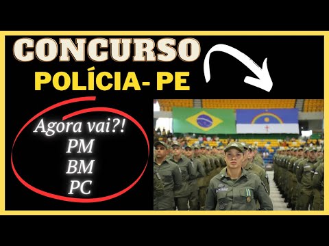 Concurso PMPE, PCPE e Bombeiro Militar. A maior quantidade de vagas do Brasil? Entenda.