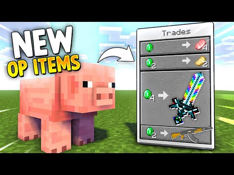 Junkeyy - Minecraft But Mob Trade NEW OP ITEMS!