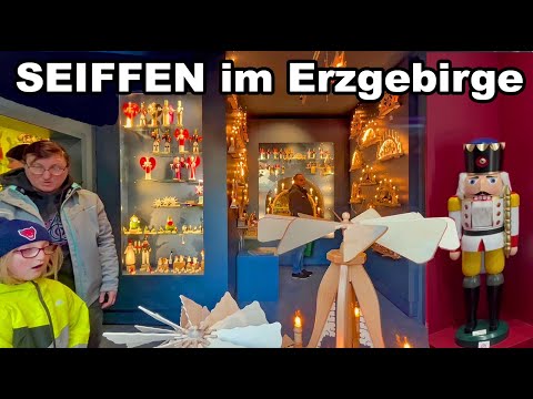 SEIFFEN das SPIELZEUG-DORF im ERZGEBIRGE   - ALTES HANDELSHAUS  / Dregeno-Fachgeschäft - WEIHNACHTEN