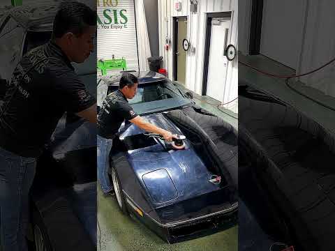 Thumbnail for Restoring the Paint on This Black Corvette C4 by Corvet, Corvett, Car