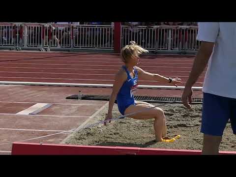 Szirbucz Andrea Ildikó 4 ugrása — (11.82 +1.9 szenior világcsúcs)