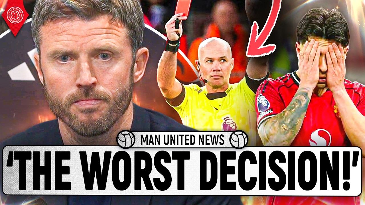 Michael Carrick SPEAKS OUT After Lisandro Martinez Red Card! | Man United News