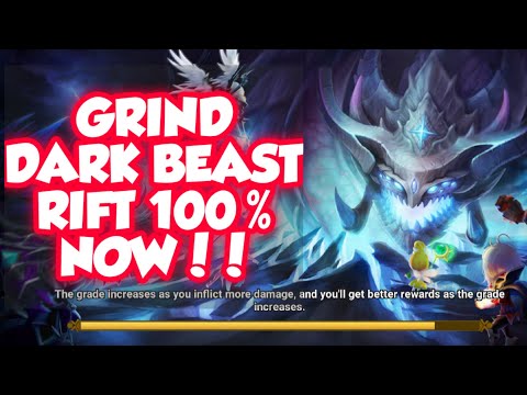 summoners war: 100%  SSS team Dark beast rift! LEVEL UP YOUR SUPPORT HUMO EASY NOW!!