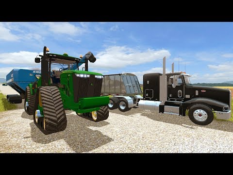 FARMING SIMULATOR 2017 | BIG CORN HARVEST & TILLAGE DAY + 3 PERSON CREW | IOWA EP #18