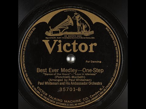 Paul Whiteman and His Ambassador Orchestra - Best Ever Medley (1920) Higher Quality
