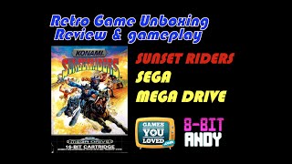 SUNSET RIDERS - SEGA MEGA DRIVE: Retro Game Unboxing & Review