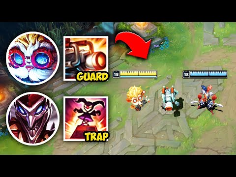 WE PLAYED THE MOST UNGANKABLE BOT LANE! (SUPER SAFE) - League of Legends