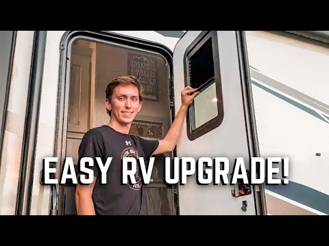 How To Install an RV Door Thin Shade Window