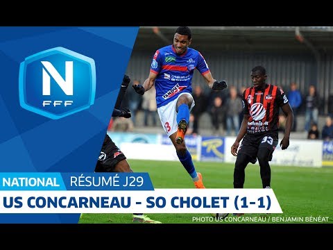 J29 : US Concarneau - SO Cholet (1-1), le résumé
