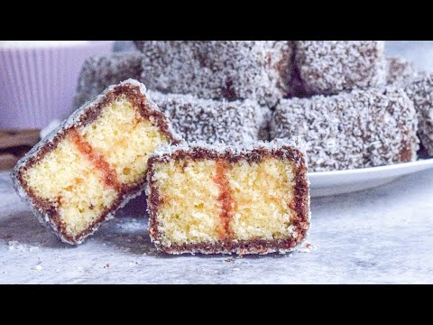 Lamingtons Recipe | Easy And Delicious Australian Dessert - Lamingtony | Pyszny Australijski Deser